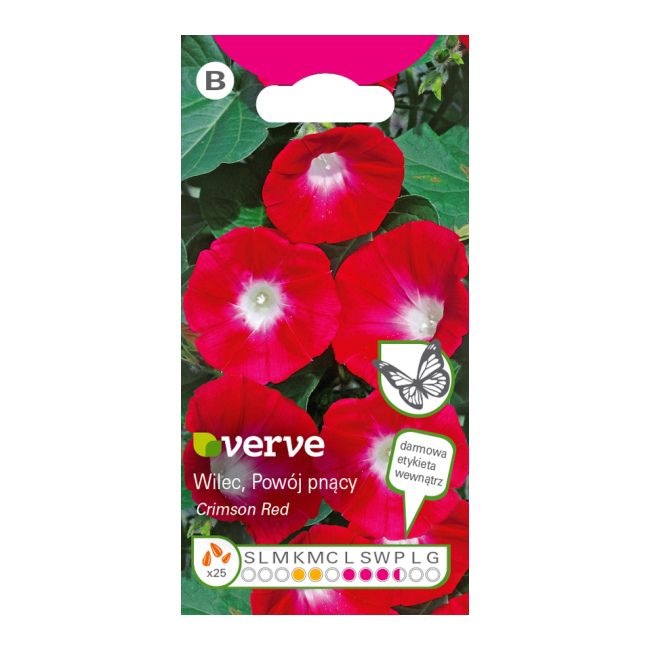 Klatrehortensia Crimson Verve rød - frø til blomster