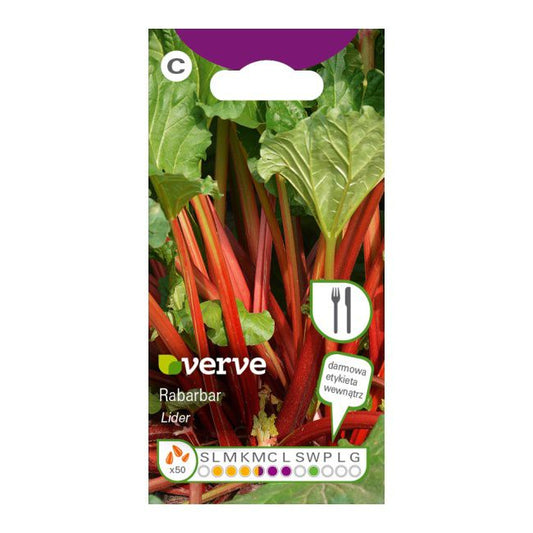 Rabarberfrø Lider Verve