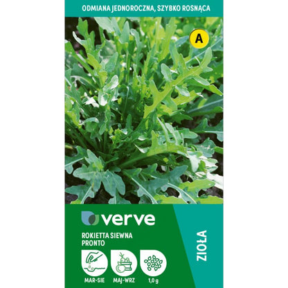Frø af dyrket rucola Verve
