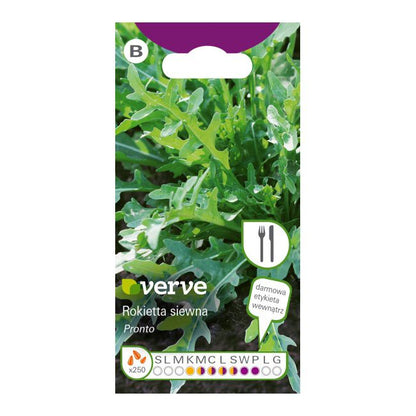 Frø af dyrket rucola Verve
