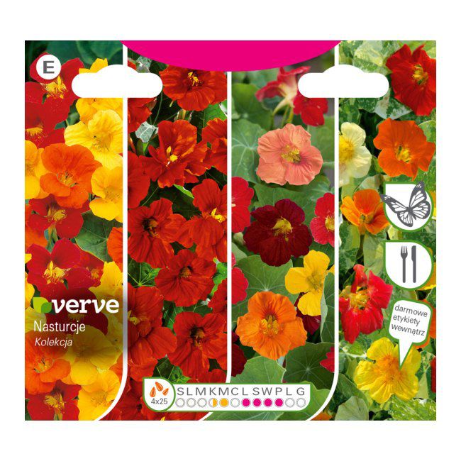 Frø af karse Verve-kollektion med blomsterkarse