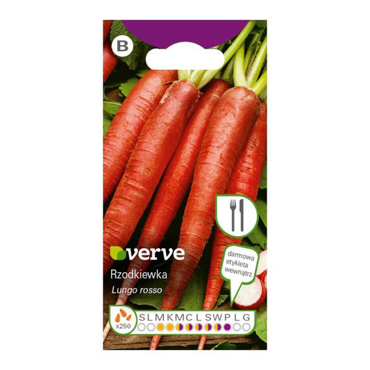 Frø til radise Lungo Rosso Verve