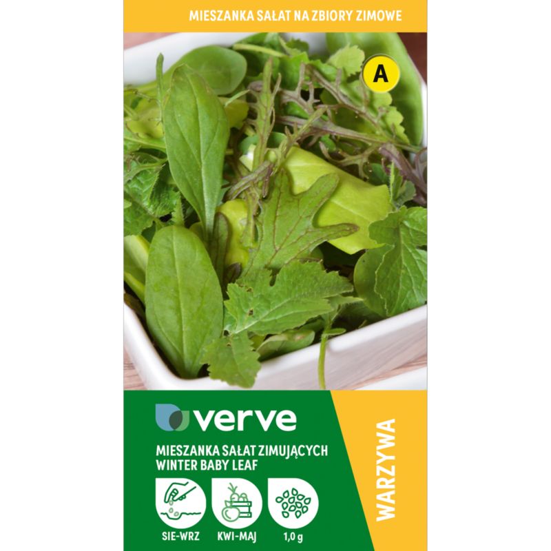 Frø til Baby Leaf Salat Verve Winter-blanding