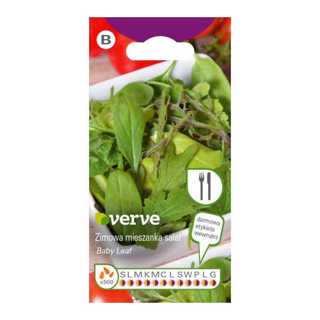 Frø til Baby Leaf Salat Verve Winter-blanding