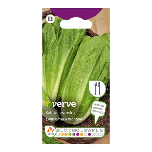 Frø af romainesalat Lentissima a Montare 3 Verve