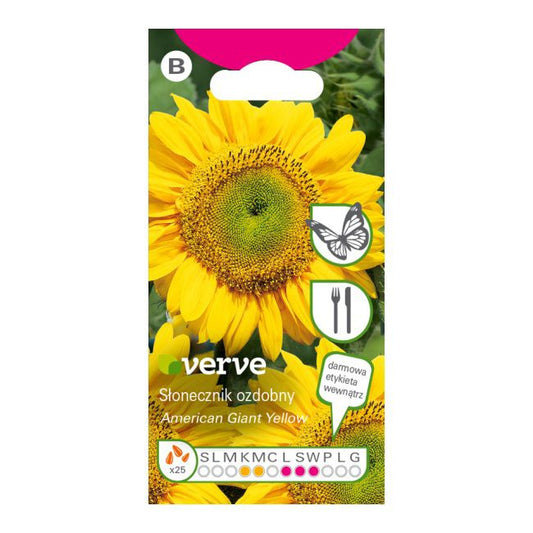 Frø af solsikke American Giant Verve