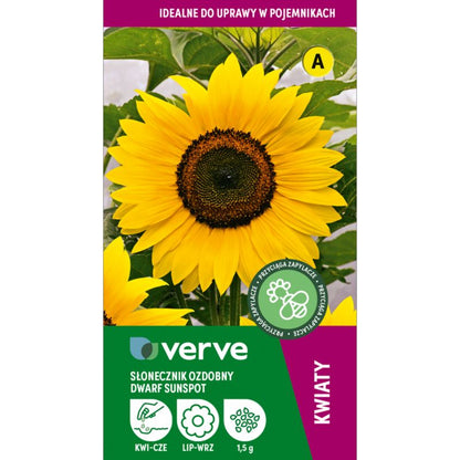 Frø af solsikke Dwarf Sunspot Verve