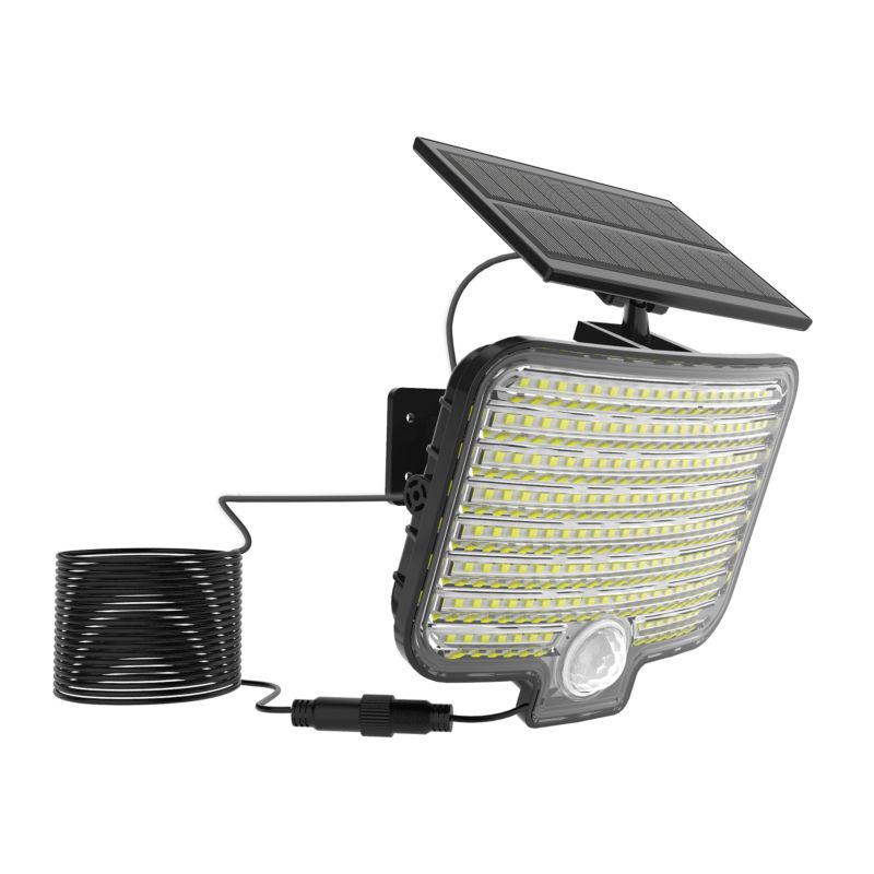 Solcellefloodlight Alex 4000 K IP44 Sort