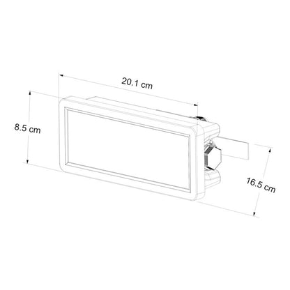 Naświetlacz Davern 20 W 2250 lm 5000 K Sort