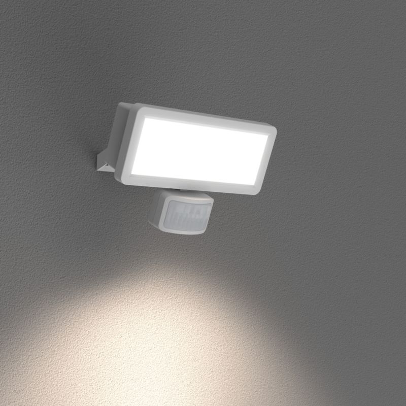 Naświetlacz Davern 20 W 2250 lm 5000 K med Bevægelsessensor Hvid