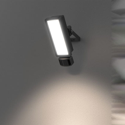 Naświetlacz Davern 20 W 2250 lm 5000 K med Bevægelsessensor Sort