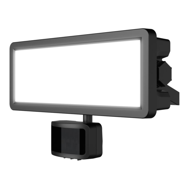 Naświetlacz Davern 30 W 3750 lm 5000 K Sort med Bevægelsessensor