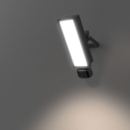 Naświetlacz Davern 30 W 3750 lm 5000 K Sort med Bevægelsessensor