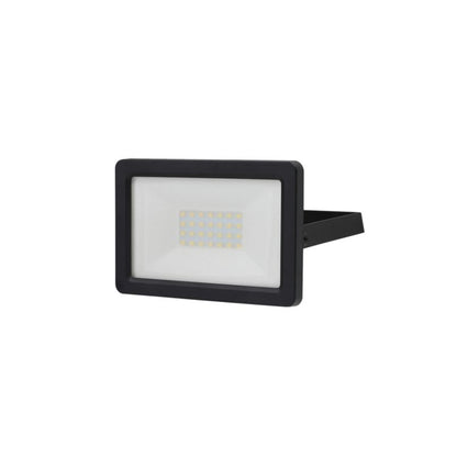 GoodHome Lucan 20 W udendørs LED‑projektør i mat‑sort
