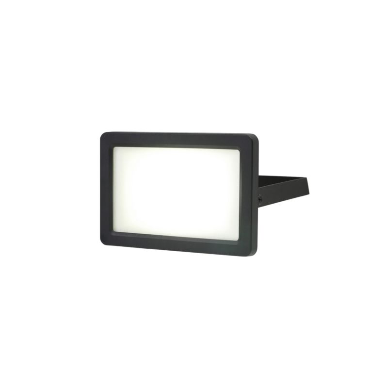 GoodHome Lucan 20 W udendørs LED‑projektør i mat‑sort