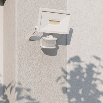 LED Projektør Lucan 20 W Med Bevægelsessensor Hvid