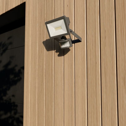 LED Projektør Lucan 20 W Med Bevægelsessensor Sort