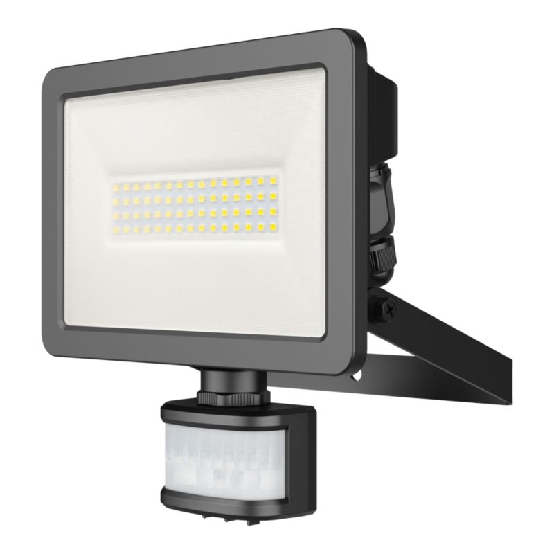Naświetlacz LED Lucan 30 W Sort Bevægelsessensor