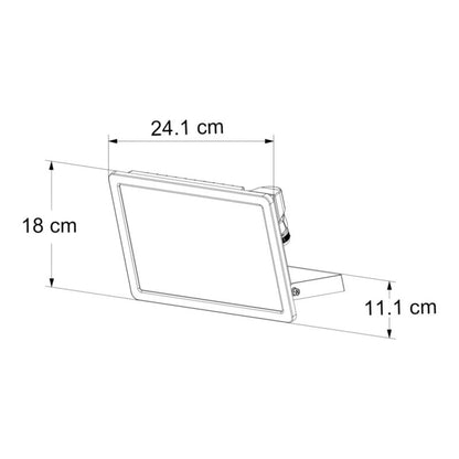 Naświetlacz LED Lucan 7500 lm 5000 K IP65 Sort