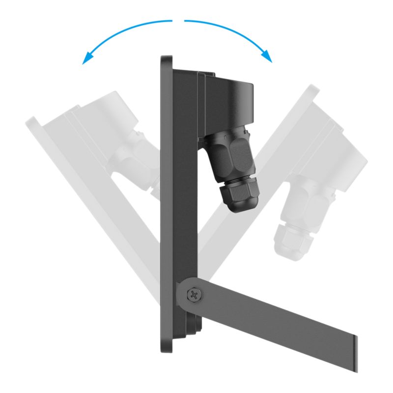 Naświetlacz LED Lucan 7500 lm 5000 K IP65 Sort