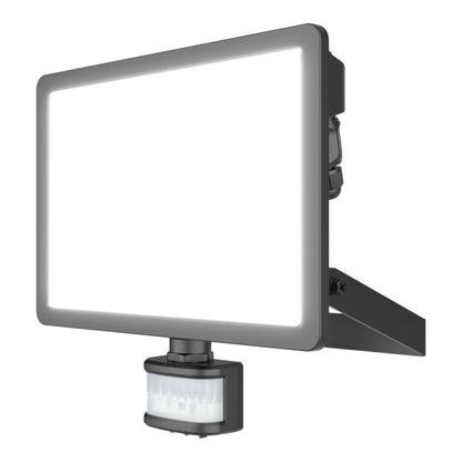 LED-Projektør Lucan 7500 lm 5000 K IP65 med Bevægelsessensor Sort