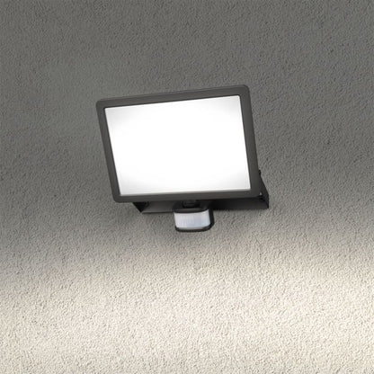 LED-Projektør Lucan 7500 lm 5000 K IP65 med Bevægelsessensor Sort