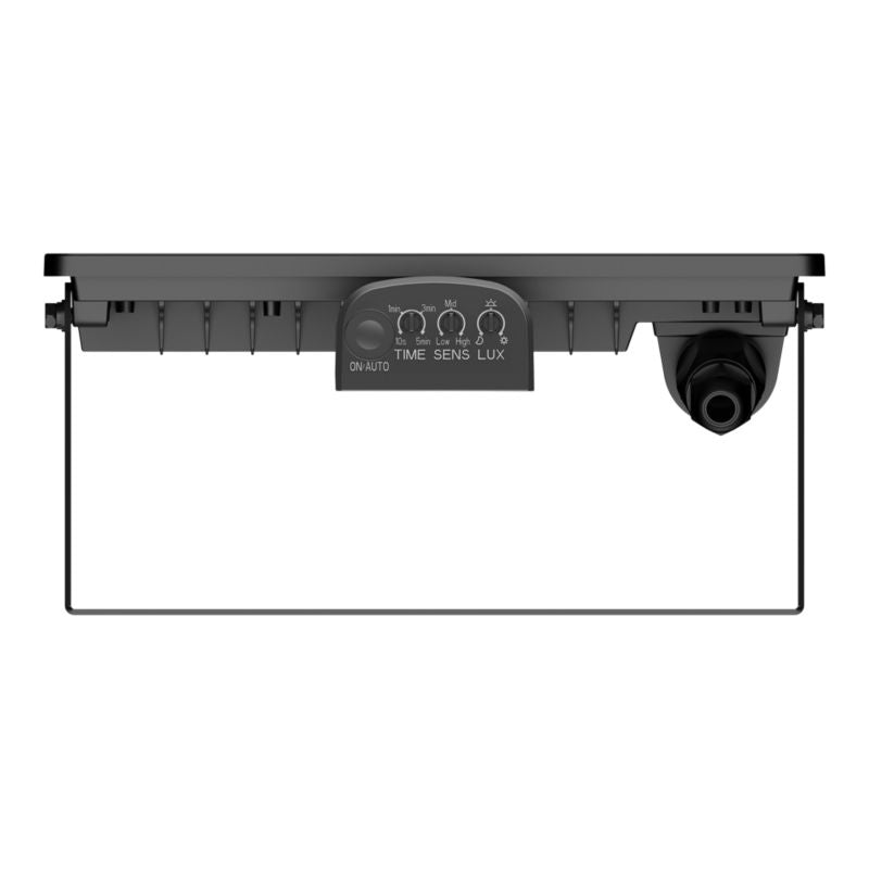 LED-Projektør Lucan 7500 lm 5000 K IP65 med Bevægelsessensor Sort