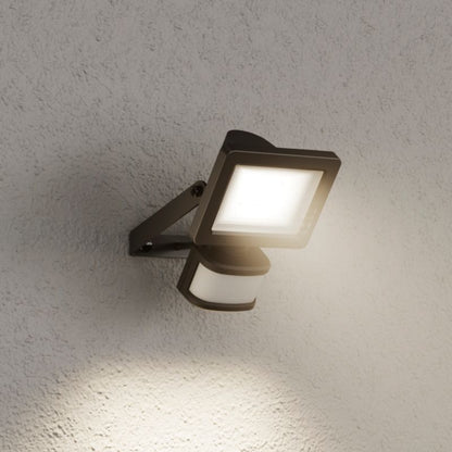 GoodHome Lucan projektør med bevægelsessensor 10 W mat‑sort