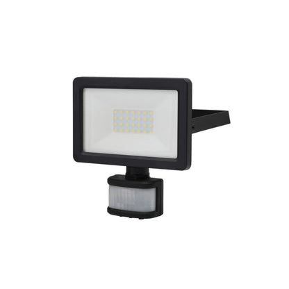 GoodHome Lucan LED‑projektør med bevægelsessensor 20 W mat‑sort