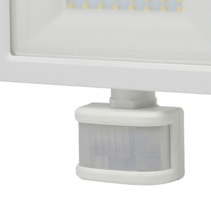 Naświetlacz LED Lucan 30 W Hvid med Bevægelsessensor