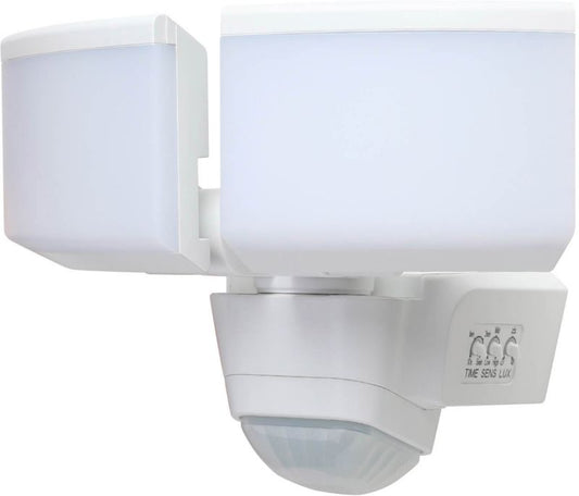 GoodHome projektør med bevægelsessensor 2 x 10 W IP44 hvid