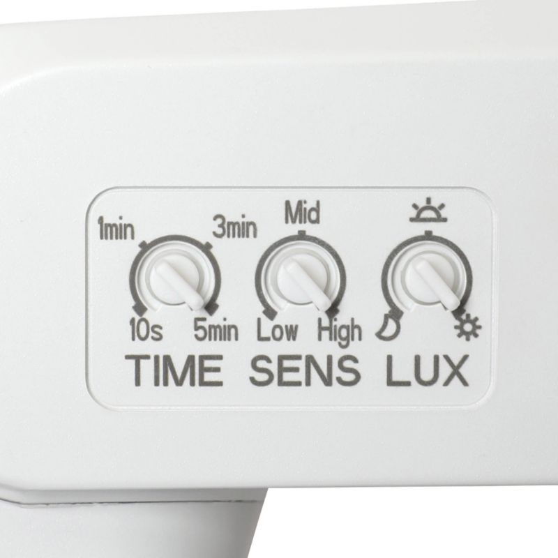 GoodHome projektør med bevægelsessensor 2 x 10 W IP44 hvid