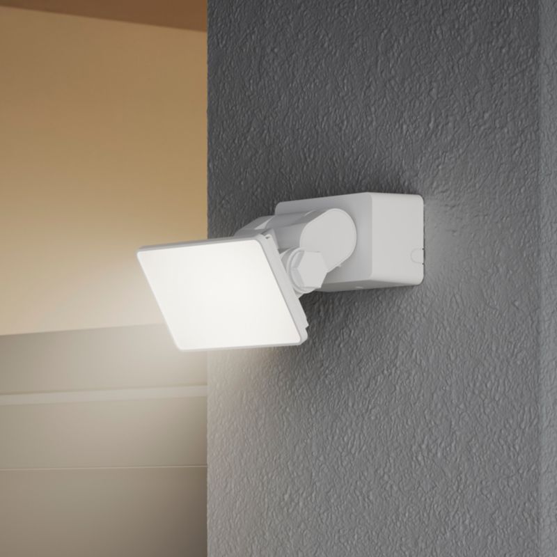 GoodHome Davern 10 W hvid LED-spot til udendørs brug