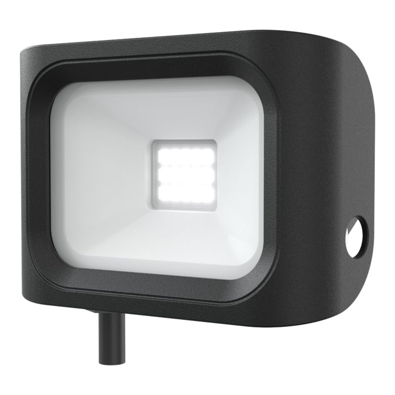 OPP 10 W 6500 K sort LED-projektør