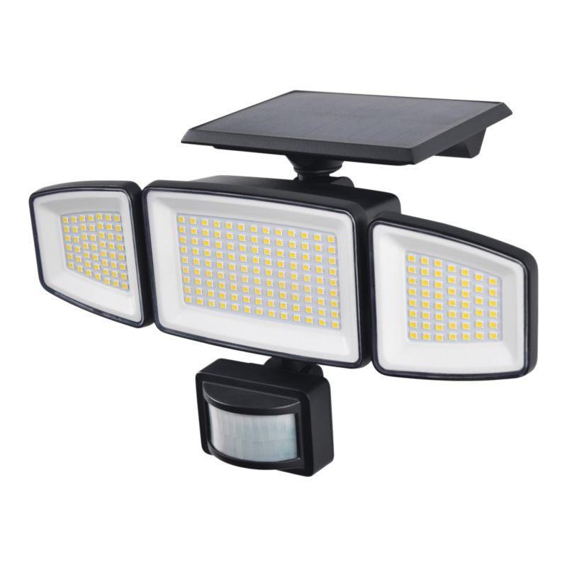 Solar Spotlight 5000 K IP54 Sort