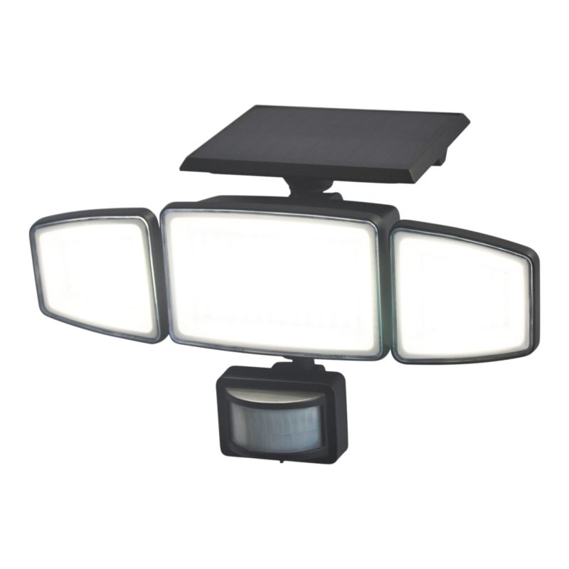 Solar Spotlight 5000 K IP54 Sort