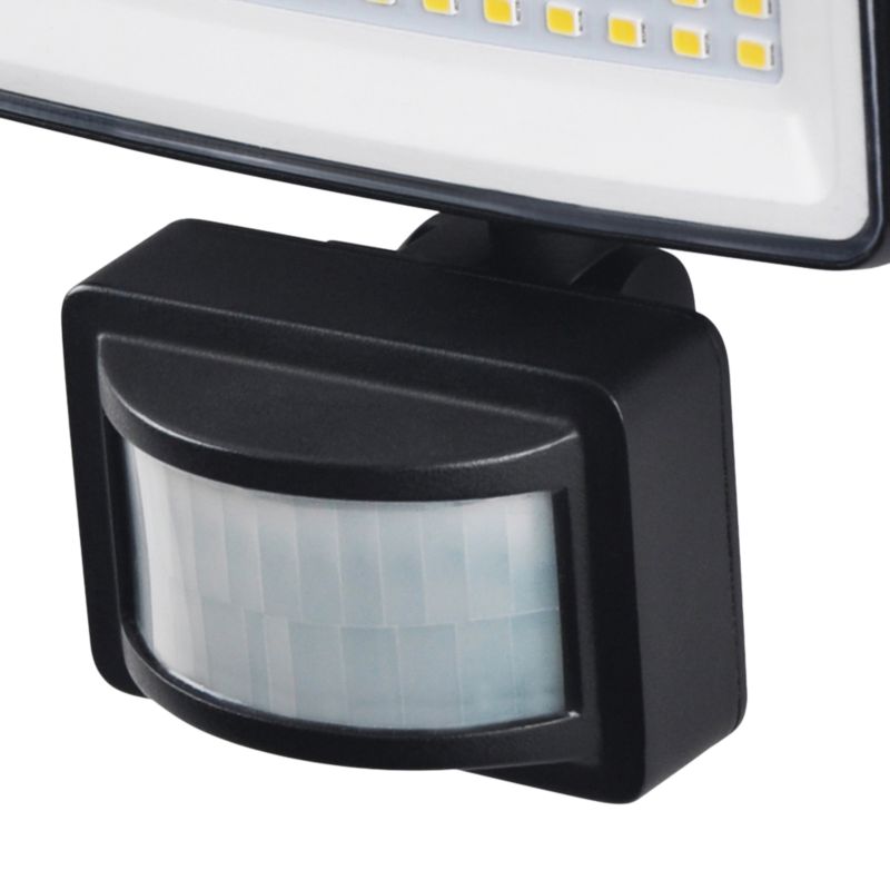 Solar Spotlight 5000 K IP54 Sort