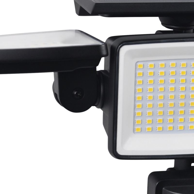 Solar Spotlight 5000 K IP54 Sort