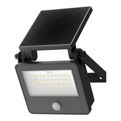 Solcellelampe 800 lm 5000 K IP44 Sort