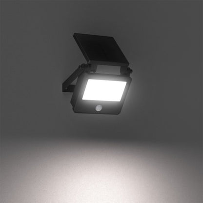 Solarlampe 800 lm 5000 K IP44 Sort