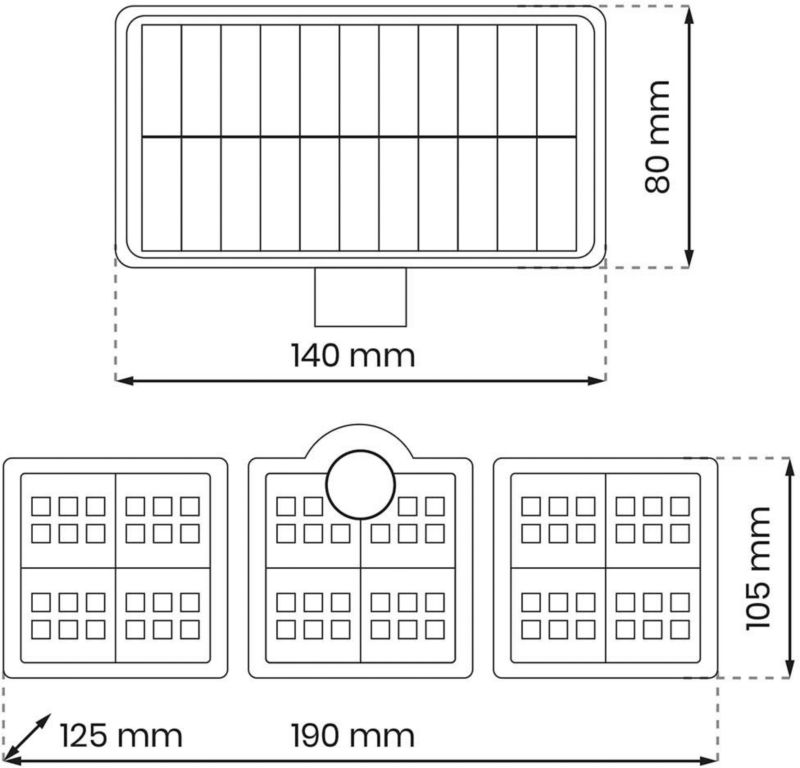 Flexi solarlygte 300 lm 6000 K IP44
