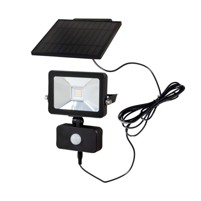 Solcellefloodlight Tunnbrod 500 lm med Bevægelsessensor Sort