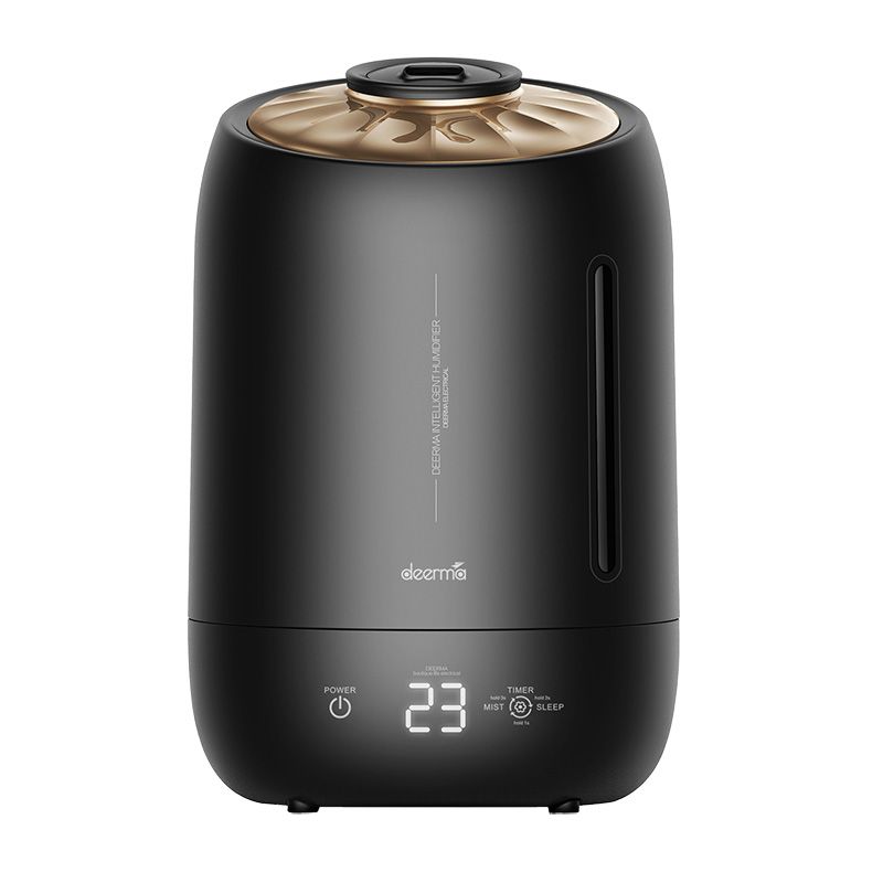 Ultralyds luftfugter Deerma F600 i mat-sort