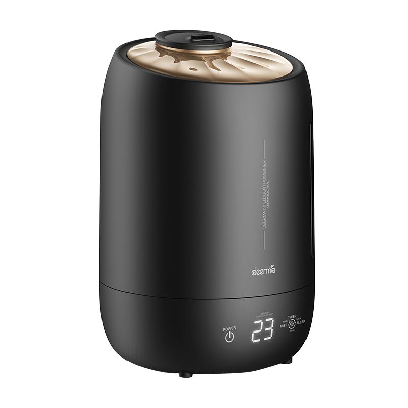 Ultralyds luftfugter Deerma F600 i mat-sort