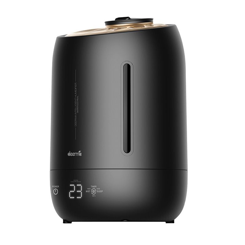 Ultralyds luftfugter Deerma F600 i mat-sort