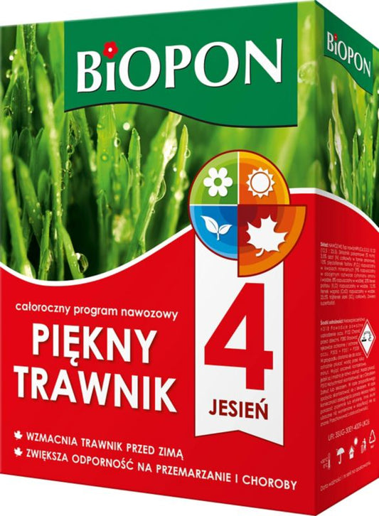 Biopon gødning smuk græsplæne efterår 2 kg