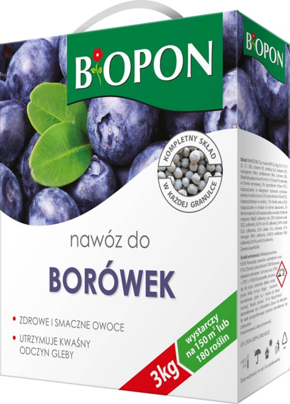 Gødning til blåbær Biopon 3 kg