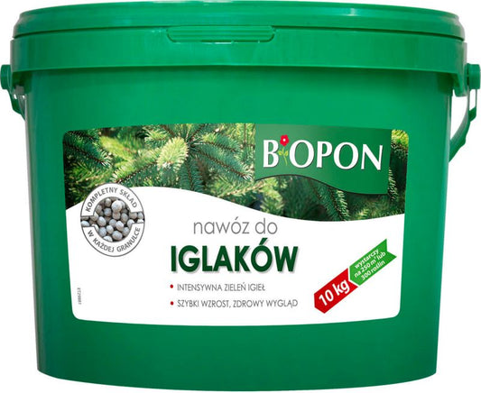 Biopon gødning til nåletræer i granulatform 10 kg
