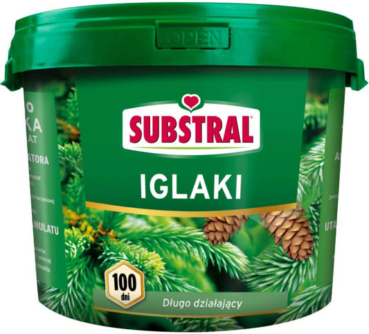 Gødning til nåletræer Substral 100 dage 10 kg