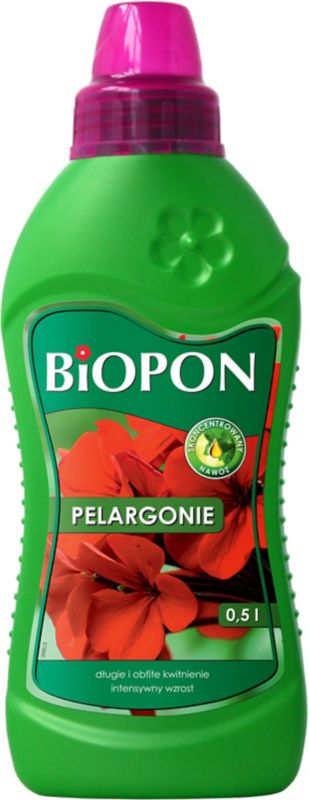 Gødning til pelargonier Biopon 0,5 l